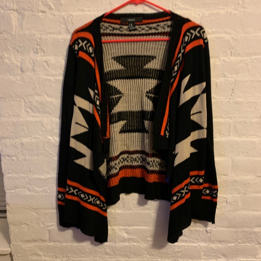 Forever 21 Patterned Cardigan